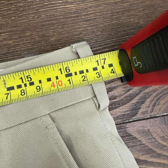 Lands End Men's Traditional Fit Cotton Twill Khaki Pants Size 33x32 - Picture 7 of 7